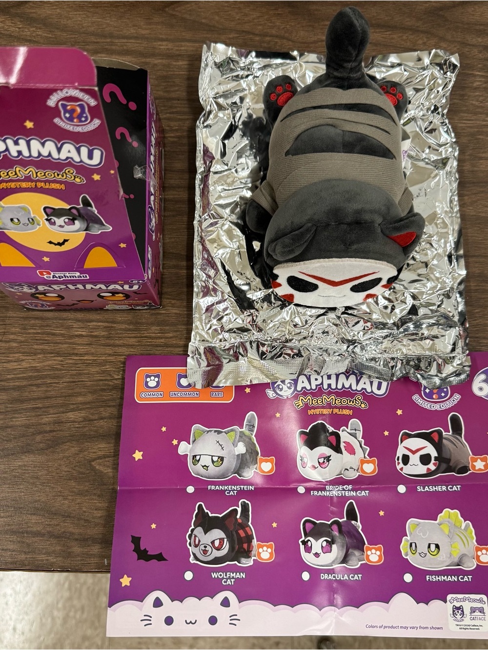 Aphmau MeeMeows 6" Slasher Cat Mystery Plush Halloween Limited Edition